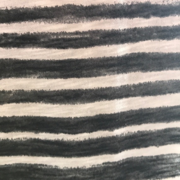 MNG Basics lightweight black and white striped tee - Picture 3 of 4